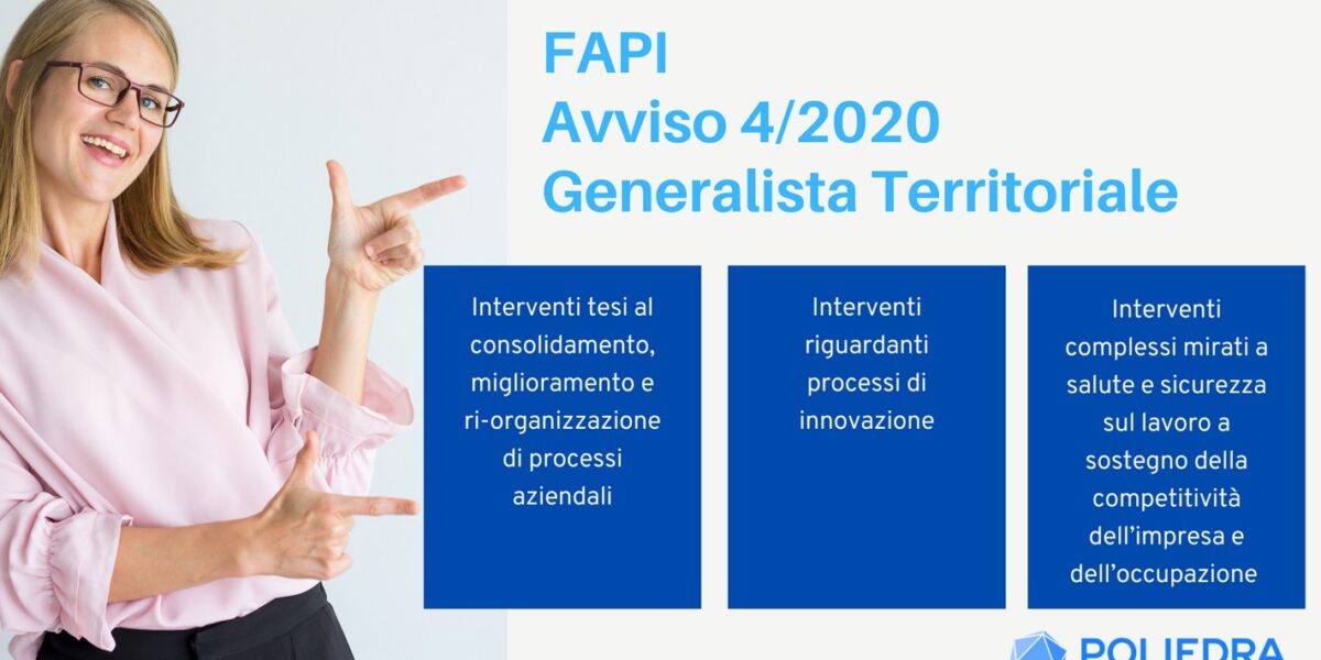 FAPI – Avviso 4-2020 Generalista Territoriale